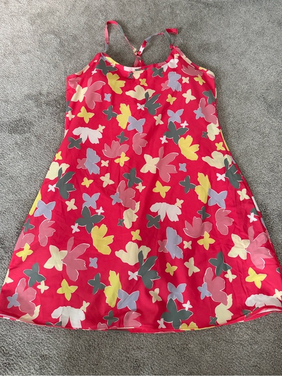 Outdoor Voices Dresses & Skirts - Outdoor Voices Exercise Dress in Slice of Life Pink (Butterfly Print)